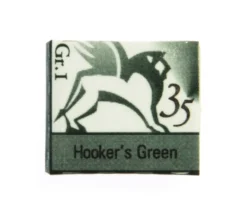 Akwarele w półkostkach - Renesans - 35, hooker's green, 1,5 ml