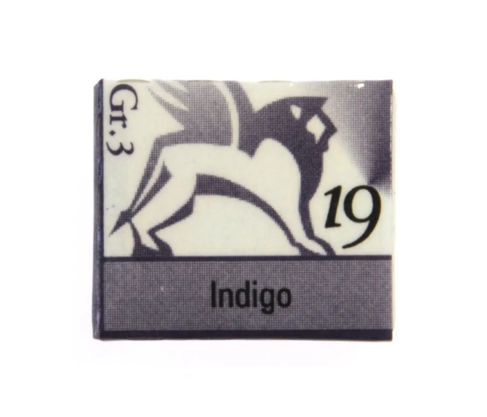 Akwarele w półkostkach - Renesans - 19, indigo, 1,5 ml