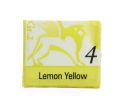 Akwarele w półkostkach - Renesans - 4, lemon yellow, 1,5 ml