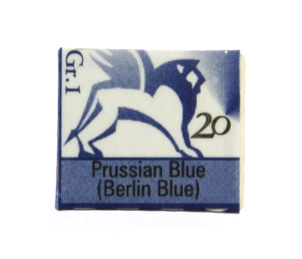Akwarele w półkostkach - Renesans - 20, prussian blue (berlin blue), 1,5 ml