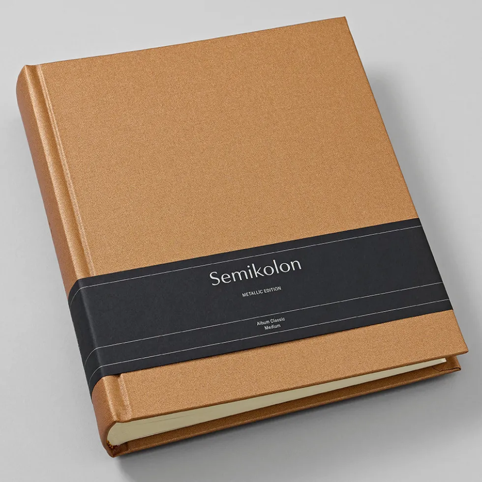 Album na zdjęcia Classic Medium Metallic - Semikolon - Urban Bronze