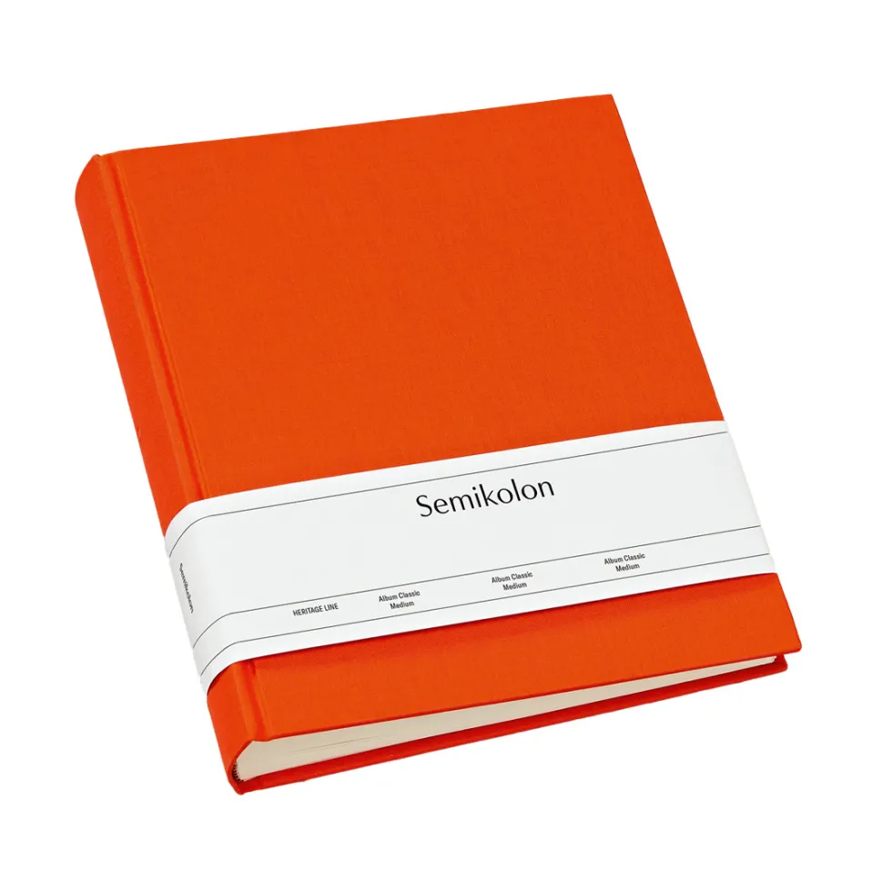 Album na zdjęcia Classic Medium - Semikolon - Orange