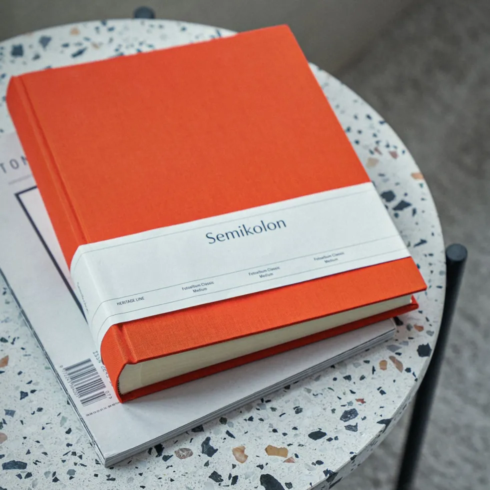 Album na zdjęcia Classic Medium - Semikolon - Orange