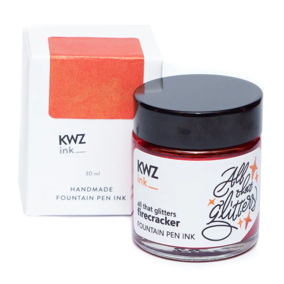 Atrament do piór wiecznych - KWZ Ink - Firecracker, 30 ml