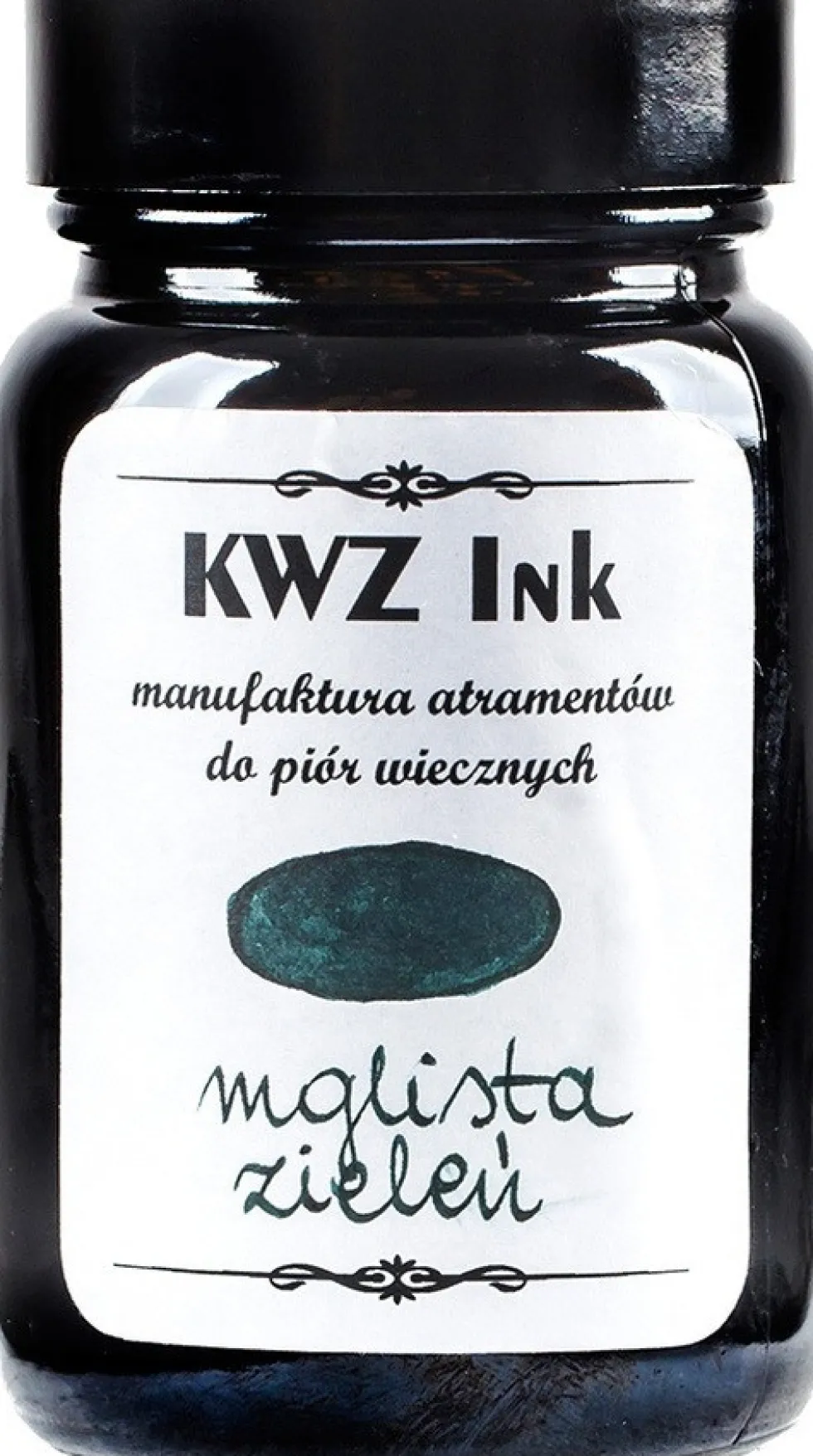 Atrament do piór wiecznych - KWZ Ink - mglista zieleń, 60 ml