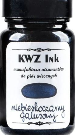 Atrament do piór wiecznych - KWZ Ink - niebieskoczarny galusowy, 60 ml