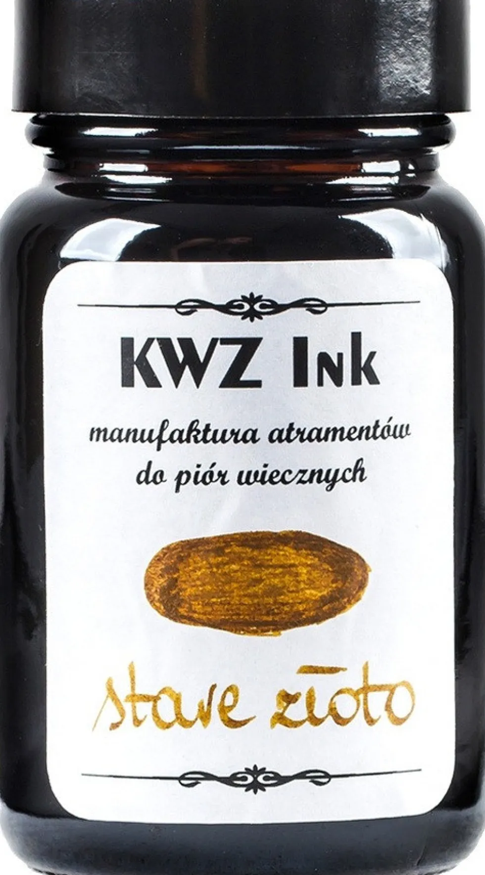 Atrament do piór wiecznych - KWZ Ink - stare złoto, 60 ml