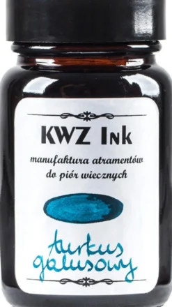 Atrament do piór wiecznych - KWZ Ink - turkus galusowy, 60 ml