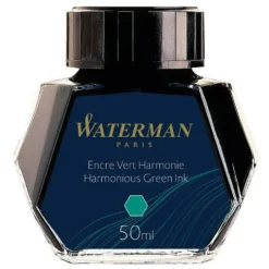 Atrament do piór wiecznych - Waterman - Harmonious Green, 50 ml