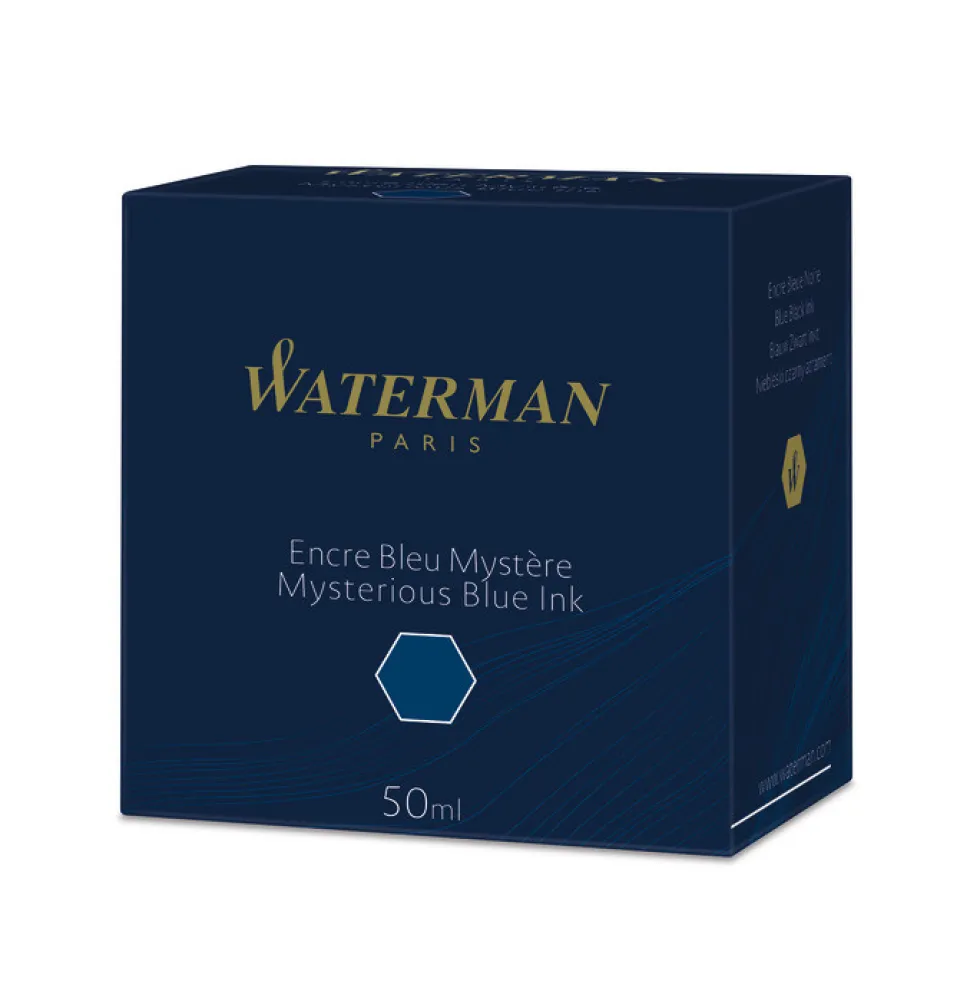 Atrament do piór wiecznych - Waterman - Mysterious Blue, 50 ml