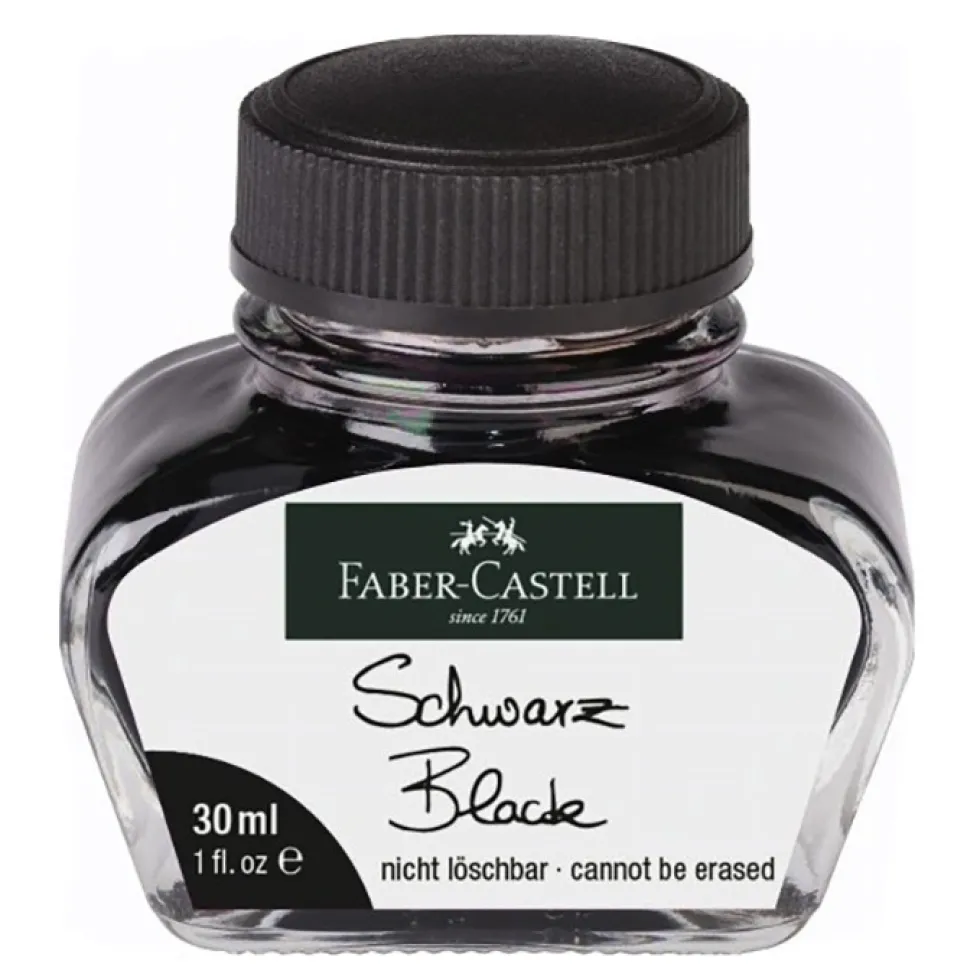 Atrament - Faber-Castell - Black, 30 ml