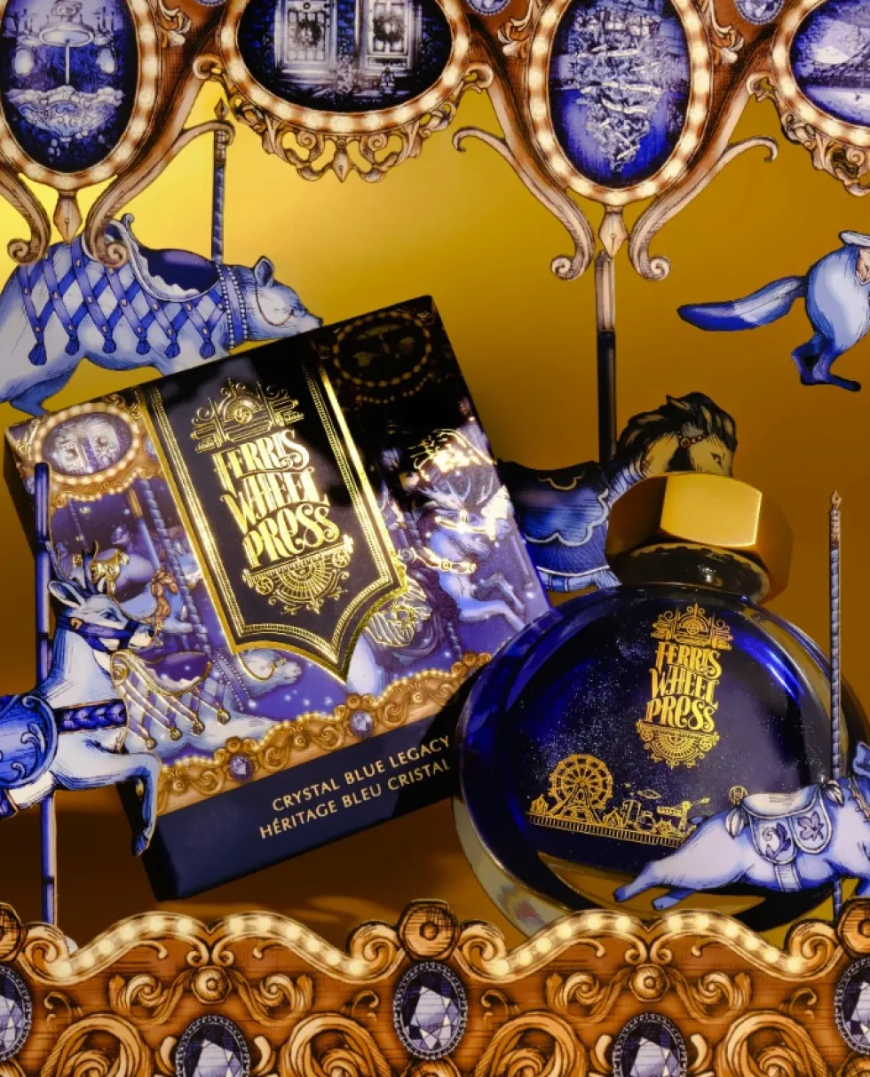 Atrament - Ferris Wheel Press - Crystal Blue Legacy, 38 ml
