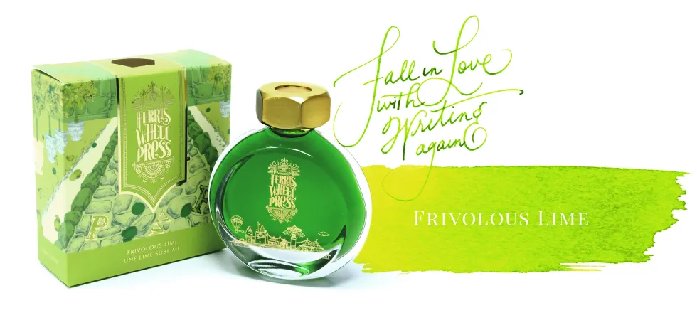 Atrament - Ferris Wheel Press - Frivolous Lime, 38 ml