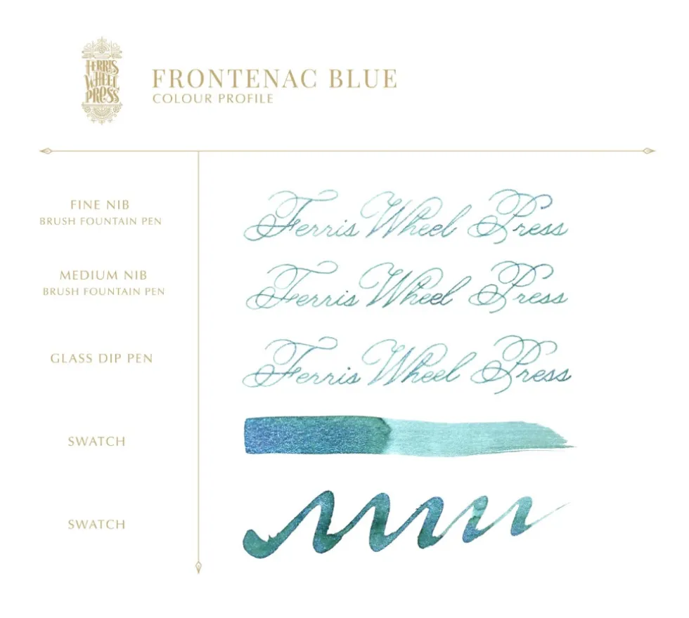 Atrament - Ferris Wheel Press - Frontenac Blue, 38 ml