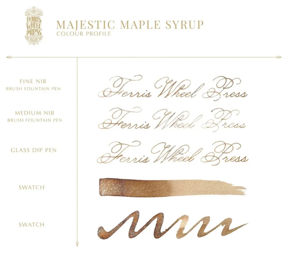 Atrament - Ferris Wheel Press - Majestic Maple Syrup, 38 ml