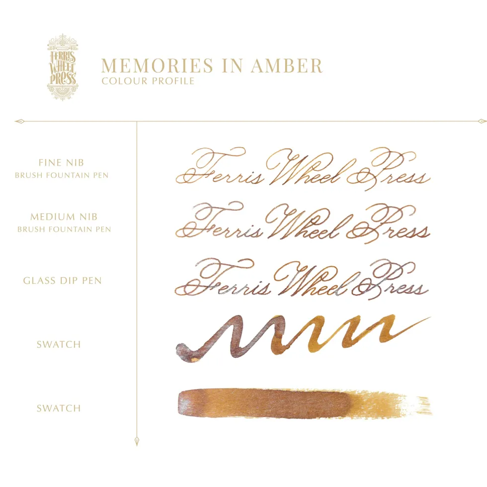Atrament - Ferris Wheel Press - Memories in Amber 38 ml