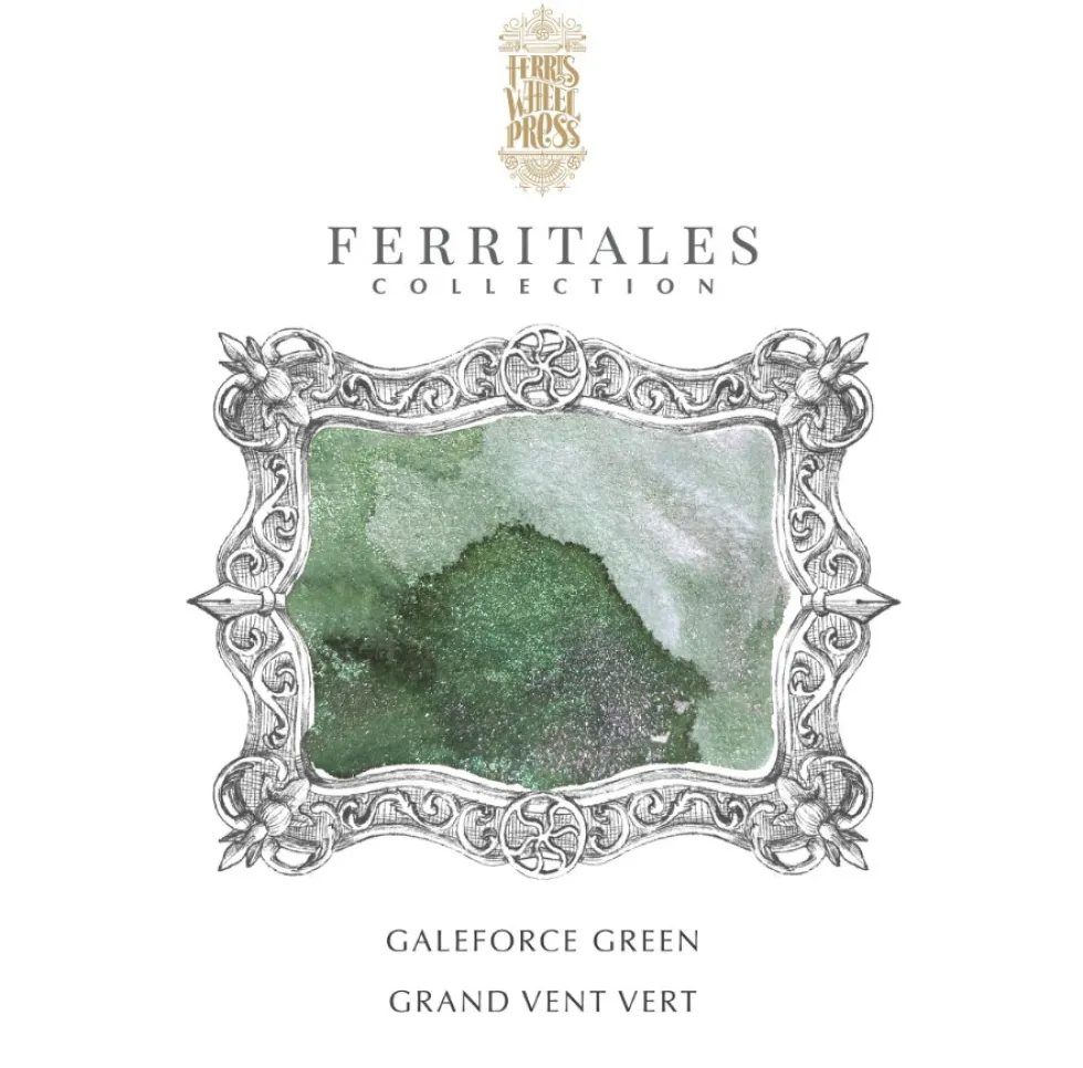Atrament FerriTales - Ferris Wheel Press - Galeforce Green, 20 ml