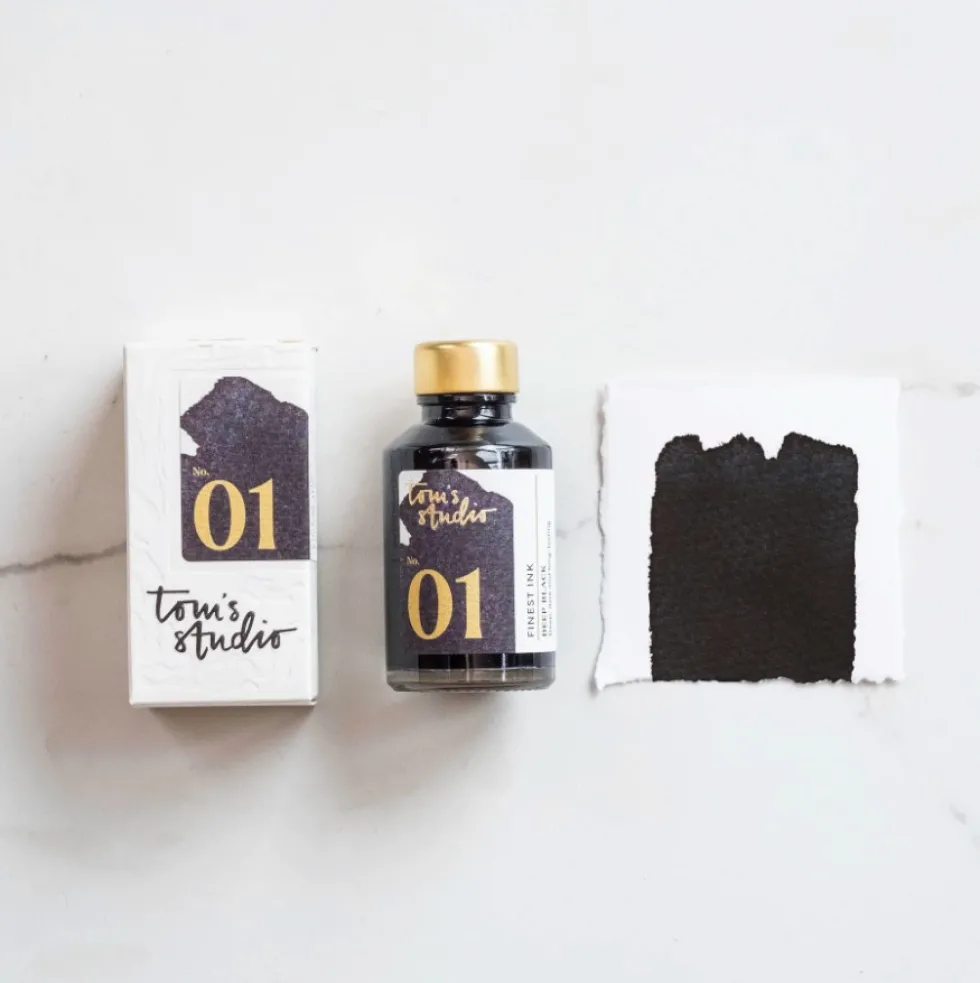 Atrament Finest Ink - Tom's Studio - 01 Deep Black 50 ml