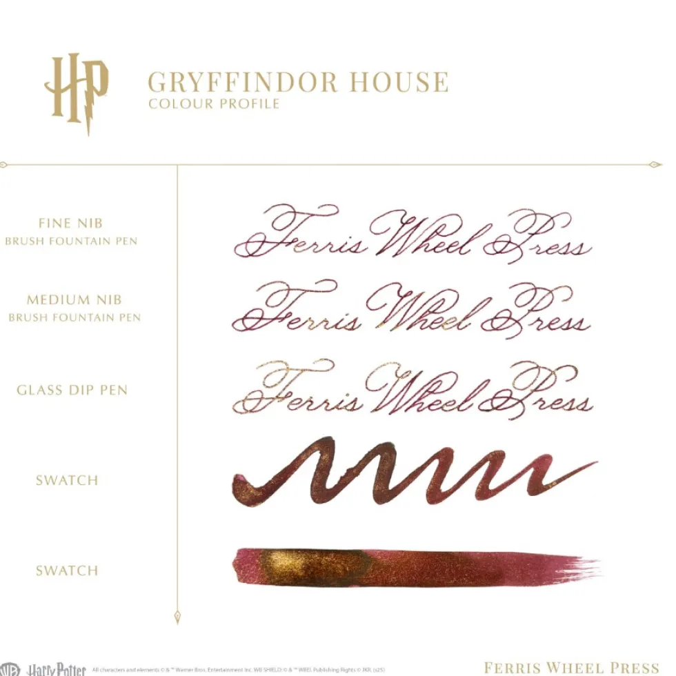 Atrament Harry Potter - Ferris Wheel Press - Gryffindor House 38 ml