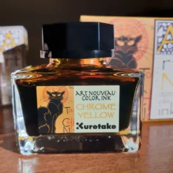 Atrament Ink-Cafe Art Noveau - Kuretake - Chrome Yellow, 21 ml