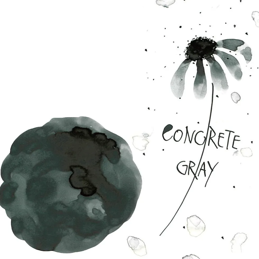 Atrament Ink-Cafe Art Noveau - Kuretake - Concrete Gray, 21 ml