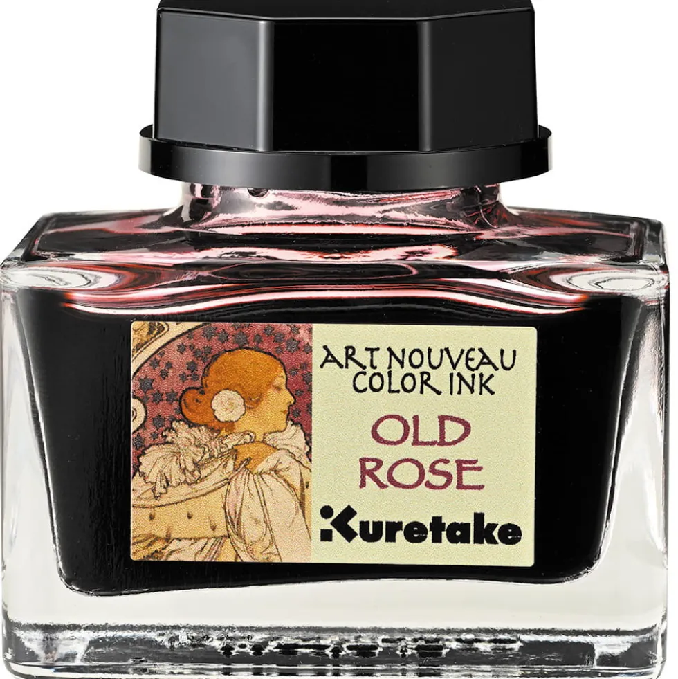 Atrament Ink-Cafe Art Noveau - Kuretake - Old Rose, 21 ml