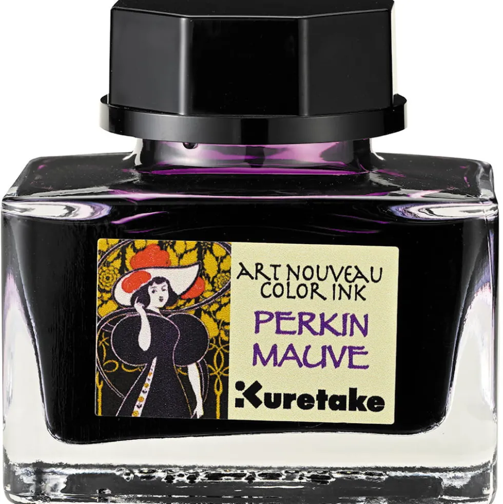 Atrament Ink-Cafe Art Noveau - Kuretake - Perkin Mauve, 21 ml