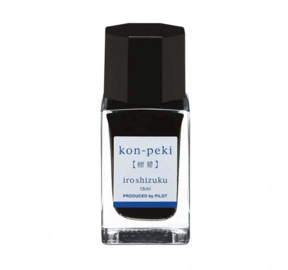 Atrament Iroshizuku - Pilot - Kon-Peki (Deep Cerulean Blue), 15 ml