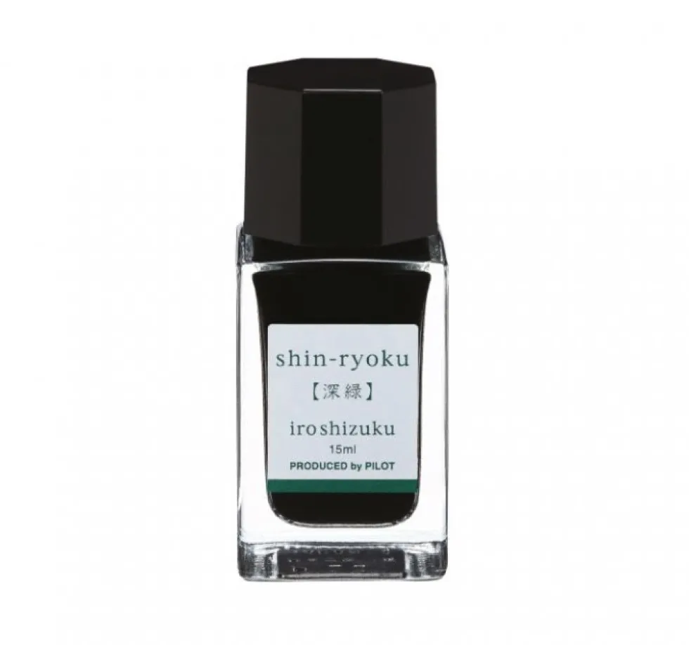 Atrament Iroshizuku - Pilot - Shin-Ryoku (Forest Green), 15 ml