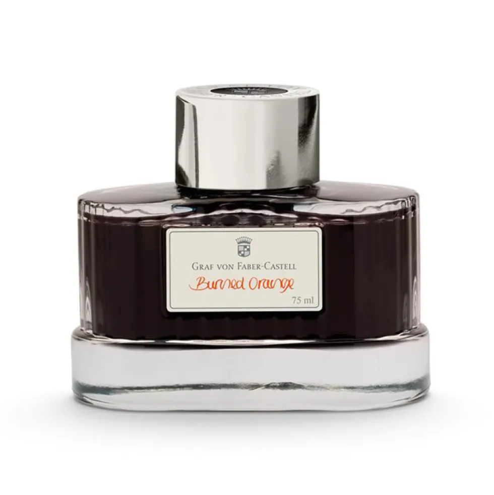Atrament permanentny - Graf Von Faber-Castell - Burned Orange, 75 ml