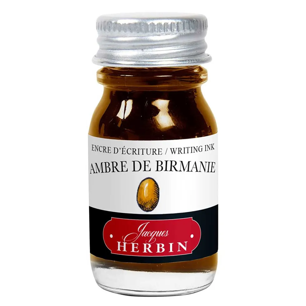 Atrament w butelce - J.Herbin - Ambre De Birmanie, 10 ml