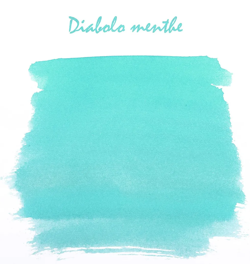 Atrament w butelce - J.Herbin - Diabolo Menthe, 10 ml