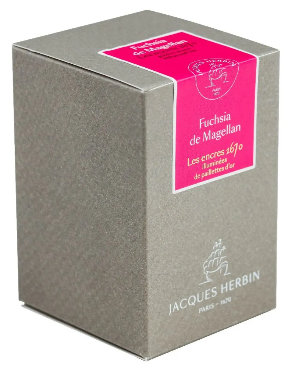 Atrament 1670 w butelce - J.Herbin - Fuchsia de Magellan, 50 ml