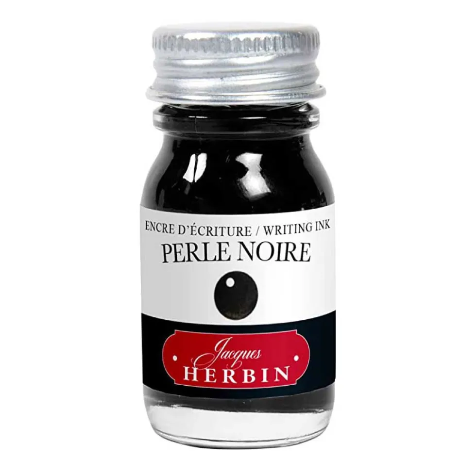 Atrament w butelce - J.Herbin - Perle Noire, 10 ml