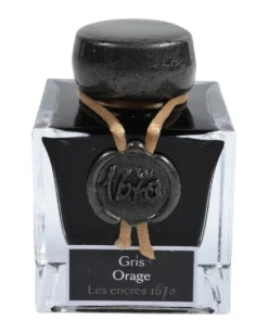 Atrament 1670 w butelce - J.Herbin - Stormy Grey, 50 ml