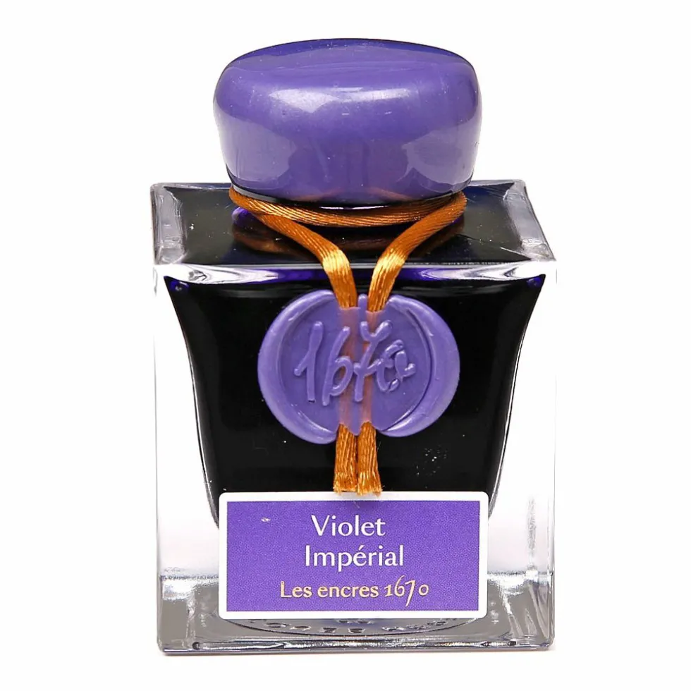 Atrament 1670 w butelce - J.Herbin - Violet Imperial, 50 ml
