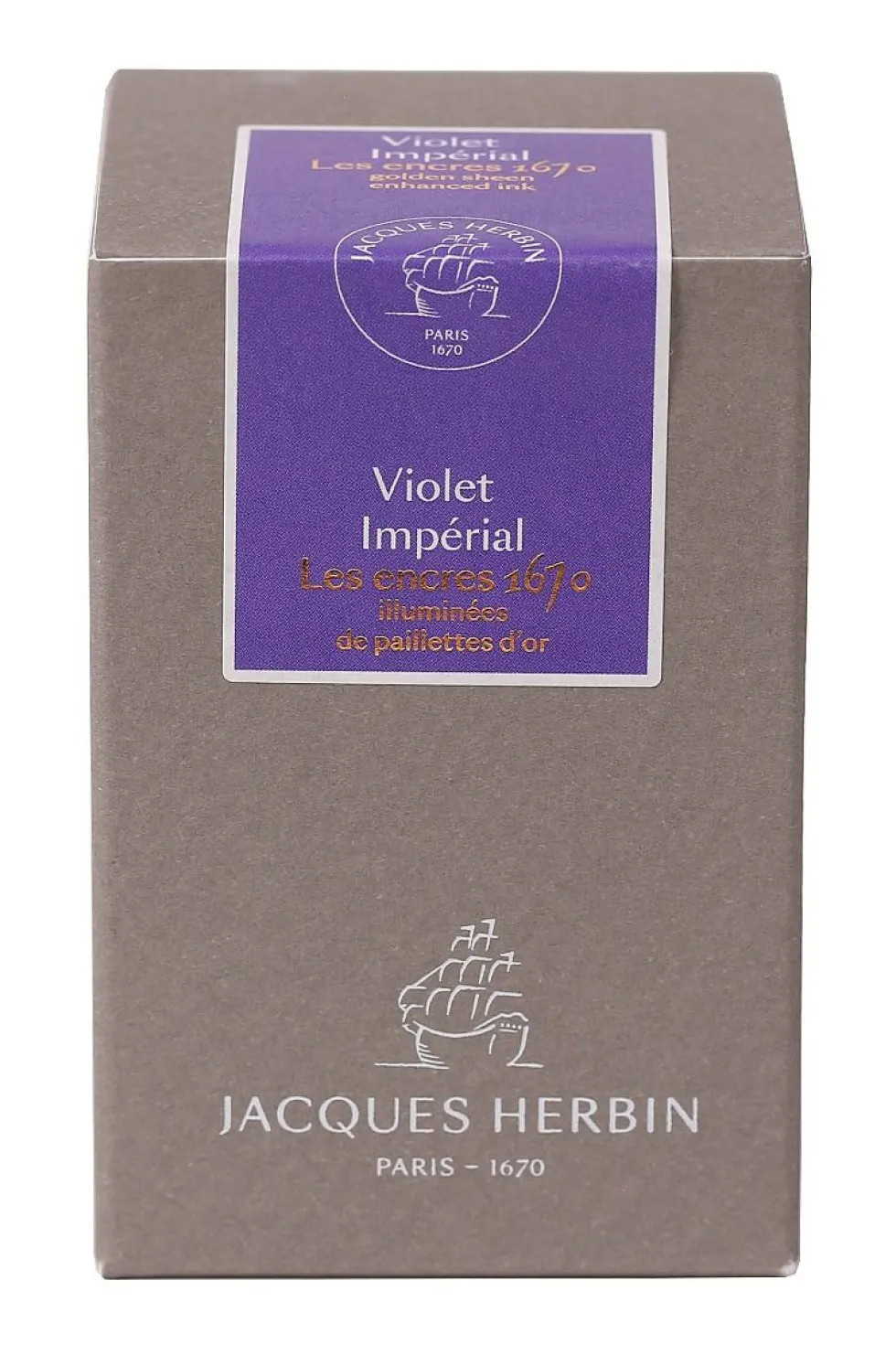 Atrament 1670 w butelce - J.Herbin - Violet Imperial, 50 ml