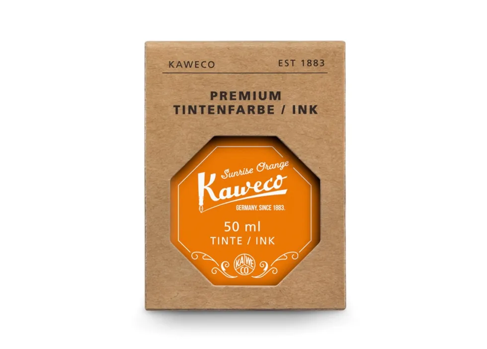 Atrament w butelce - Kaweco - Sunrise Orange, 50 ml