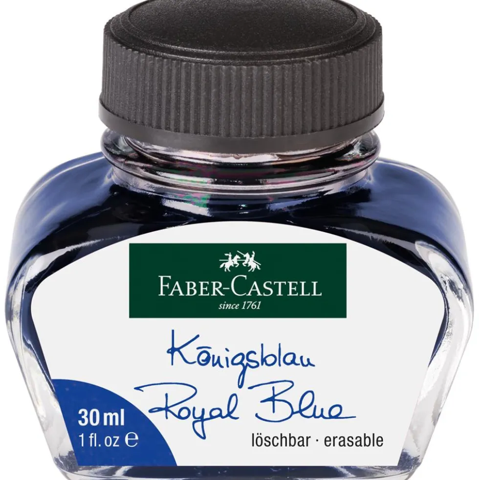 Atrament zmazywalny - Faber-Castell - Royal Blue, 30 ml