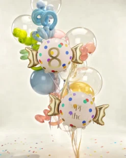 Balon foliowy Cukierek Happy Birthday - 61 x 37 cm