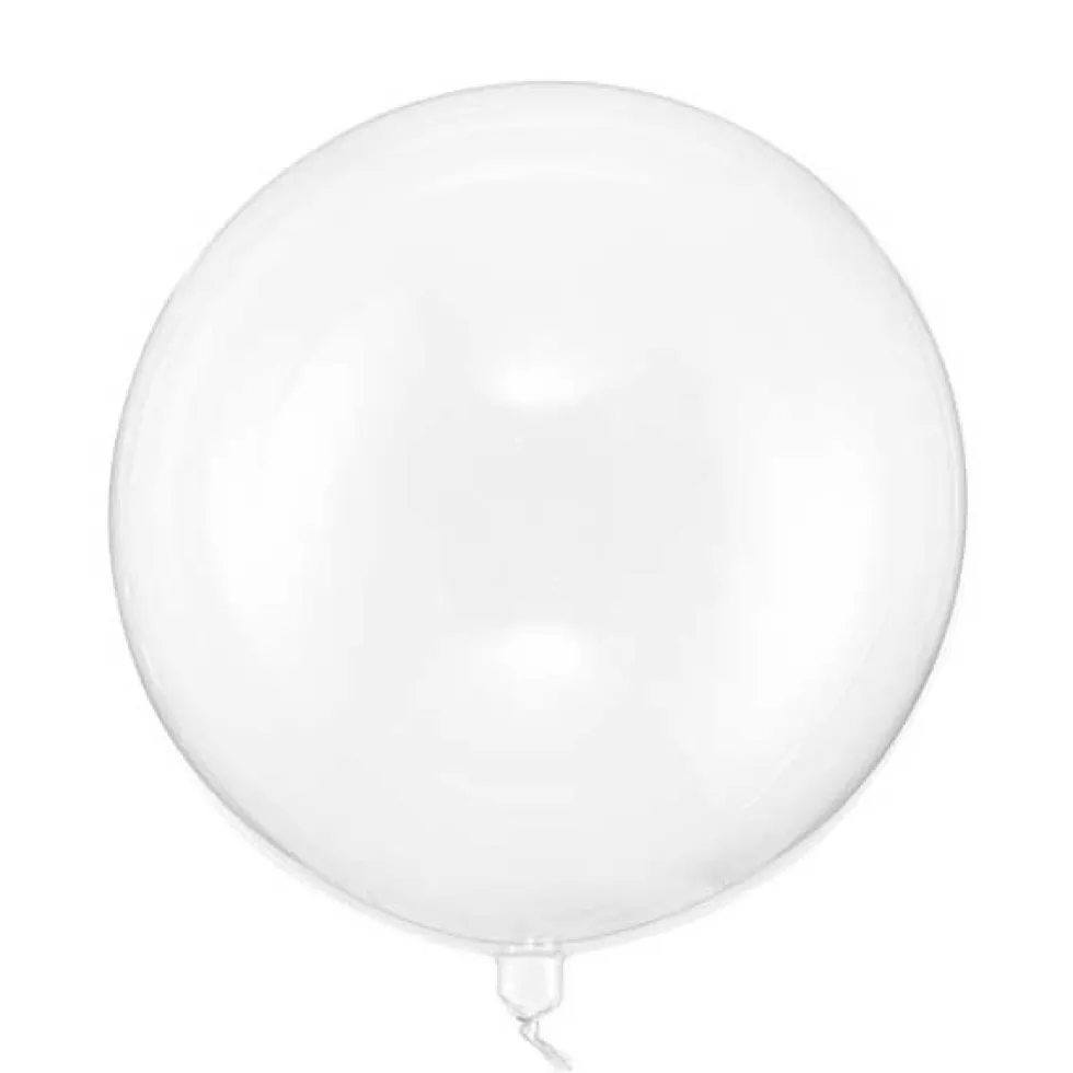 Balon foliowy Kula - transparentny, 40 cm