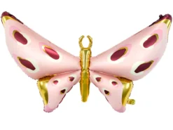 Balon foliowy Motyl - różowy, 120 x 87 cm