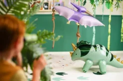 Balon foliowy, Pterodaktyl - fioletowy, 120 x 62 cm
