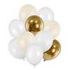 Balony lateksowe - białe, 10 szt.