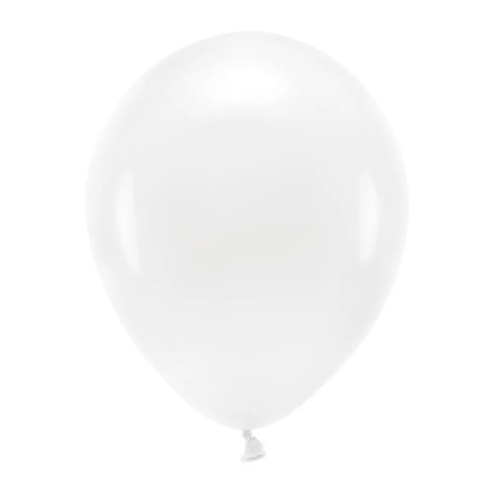 Balony lateksowe Eco Pastel - białe, 26 cm, 100 szt.