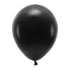 Balony lateksowe Eco, pastelowe - czarne, 26 cm, 10 szt.
