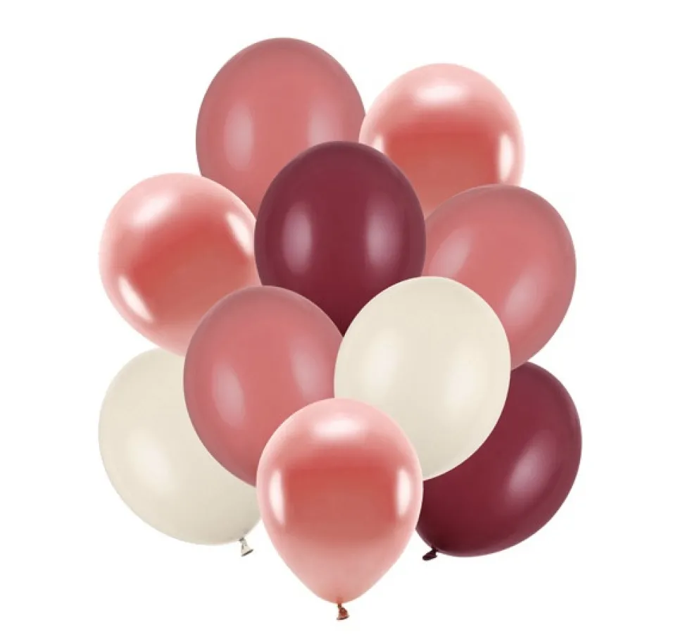 Balony lateksowe - różowe, 10 szt.