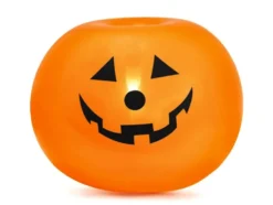 Balony świecące Dynie - pomarańczowe 25 cm 5 szt.