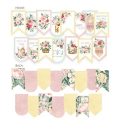 Banerek papierowy - Piątek Trzynastego - Flowerish