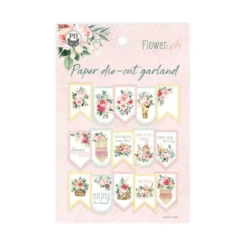 Banerek papierowy - Piątek Trzynastego - Flowerish